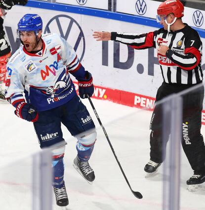 Späte Entscheidung: Jordan Szwarz schoss die Adler Mannheim 13,9 Sekunden vor Schluss zum dritten Sieg in Serie.