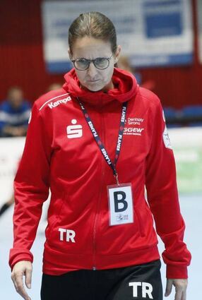 Flames-Trainerin Heike Ahlgrimm war ziemlich geknickt nach der desaströsen Vorstellung in Neckarsulm.