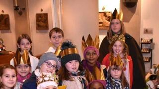 Vor dem Dreikönigstag 2020 waren zum letzten Mal vor der Pandemie Sternsinger in Einhausen unterwegs.