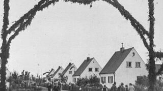 Die Siegfriedstraße im Jahr 1938.