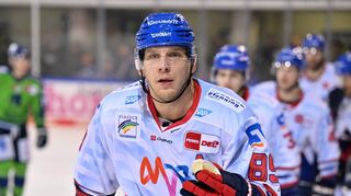 Führte die Aufholjagd in Straubing an: Mannheims dreifacher Torschütze David Wolf.