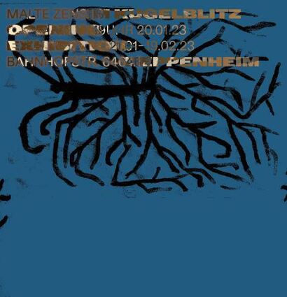 „Im Kugelblitz“ lautet der Titel der Ausstellung mit Arbeiten von Malte Zenses im Kunstverein.