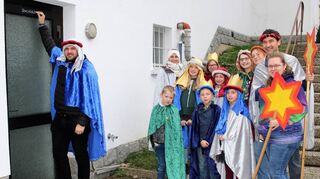 Auch an einer Tür der katholischen Kirche St. Andreas in Reichenbach hinterließen die Sternsinger den Segen der Heiligen Drei Könige.