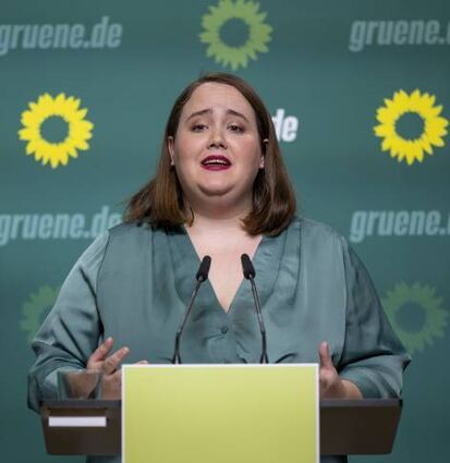Schmerzliche Entscheidung: Grünen-Chefin Ricarda Lang.
