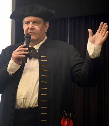 Bürgermeister Michael Helbig bei seiner Neujahrsansprache