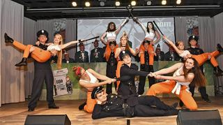 Die BKG lädt im Februar zu zwei Elferratssitzungen ein. Unser Bild zeigt das Showballett bei seinem Auftritt 2020 im Kolpinghaus.