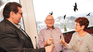 Lindenfels, Günther Horn, 85. Geburtstag, 18.01.2023; Foto: Thomas Zelinger