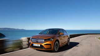 mid Groß-Gerau - Das emotional gestaltete Enyaq-Coupe geht als iV 80 mit 150 kW und Heckantrieb an den Start.