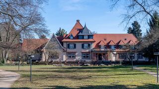 Auch die „Villa“ des Caritasheims Sankt Elisabeth in Bensheim stammt von Architekt Heinrich Metzendorf.