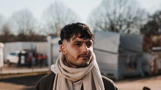 Quayum Seddiqi (23) ist vorder Taliban-Regierung aus Afghanistan geflohen und ist wütend über die Bedingungen, unter denener in Bensheim leben muss.