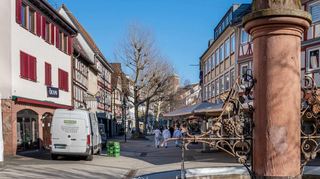 So sieht die Hauptstraße in Bensheim heute aus.