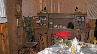 <p>So sah es aus in einem Jagdzimmer vor 100 Jahren.</p>