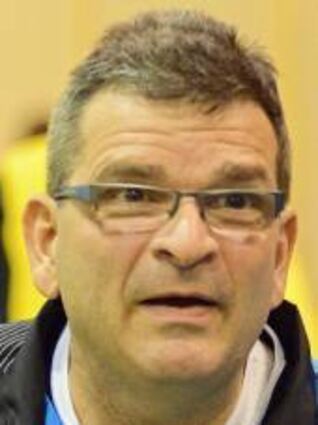 Einhausen; Sporthalle; Handball Männer TV Einhausen - HC VfL Heppenheim; Hp-Trainer; Bild: Ernst Lotz