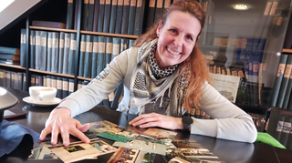 Im Medienhaus in Bensheim hat Cornelia Engel nicht nur von ihrer Liebe zu Afrika berichtet, sondern auch viele Erinnerungen in Form von Bildern mitgebracht.