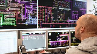 Sieht kompliziert aus und ist es sicherlich auch: Die Leittechnik der MVV für die Stromversorgung.
