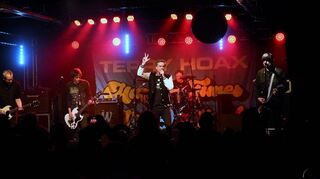 Die Band Terry Hoax aus Hannover trat am Samstagabend im Musiktheater Rex auf.