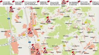 Geplante größere Straßenbau-Maßnahmen von Hessen Mobil im Laufe des Jahres.