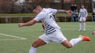 Große Sprünge macht der FC 07 in dieser Saison zwar nicht, aber mit einer Offensivstärke, für die u. a. Florian Budimir (Foto) sorgt, gehen die Bensheimer alles andere als chancenlos ins Heimspiel gegen Tabellenführer RW Walldorf II.