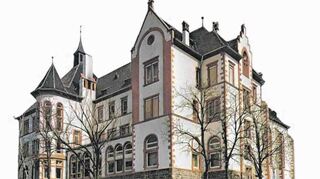 Bischöfliches Konvikt (später Rathaus Bensheim) in seiner Zeit als Konvikt.