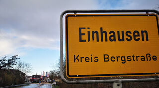 ble_Einhausen Ortsschild. Bild: Keller