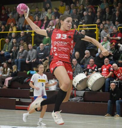 Die Flames hoffen, dass Lucie Kretzschmar rechtzeitig zum heutigen Heimspiel gegen Metzingen wieder fit ist.