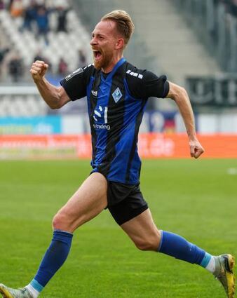 Marc Schnatterer schoss das erlösende 0:1 für den SV Waldhof.