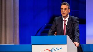 Südzucker-Chef Niels Pörksen auf der Hauptversammlung 2022.