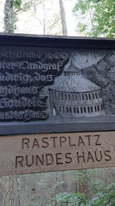 Rastplatz Rundes Haus Einhausen. Bild: Keller