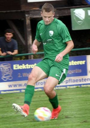 Paul Herbel traf beim Hinspiel in Frank-furt zum zwischenzeitlichen 2:1 für Fehlheim.
