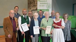 Der Odenwaldklub Auerbach zeichnete bei seinem Wandererehrungsfest am Samstag im Bürgerhaus Kronepark langjährige Mitglieder aus.