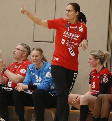 Vor allem in der zweiten Halbzeit hat Flames-Trainerin Heike Ahlgrimm der Auftritt ihres Teams in Zwickau gefallen.