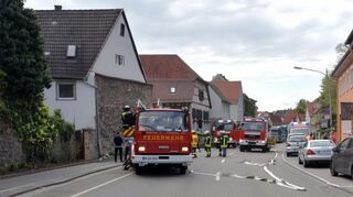 Der Schwelbrand in dem Haus an der Stadtmauer war schnell gelöscht.