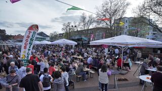 Bensheim, Beauner Platz, Street Food und Music Festival, 30.04.2023; Foto: Thomas Zelinger