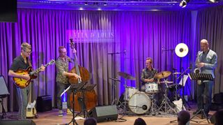 Dirk Schilgens - hier bei einem Auftritt im Ella und Louis am Schlagzeug - ist mit seinem Quartett beim Landesjazzfestival aufgetreten.