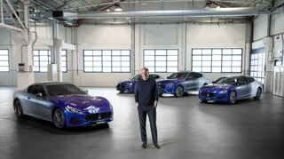 mid Groß-Gerau - Der Maserati CEO Davide Grasso und die V8 Kollektion der Luxusmarke aus Modena.