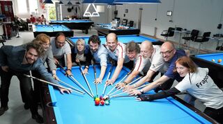 Der Billard-Club „Pool Knights“ hat am Wochenende sein neues Vereinsheim in Bensheim offiziell eröffnet.
