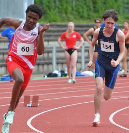 Sprinter Philipp Keil (re.) ist einer von vielen LCO-Athleten in Bestform.