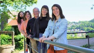 Der Verein KuBuS wird Träger des Lindenfels-Festivals. Unser Bild zeigt (von links): Lennart Scheuren, Nadia Scheuren, Jochen Ruoff, Lisa-Anna Jeck und Salma Kiem.