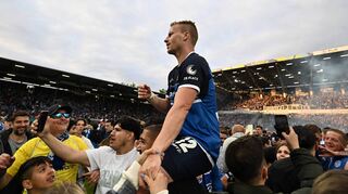 Eine Identifikationsfigur für die Fans: Fabian Holland, Kapitän des Bundesliga-Aufsteigers Darmstadt 98.