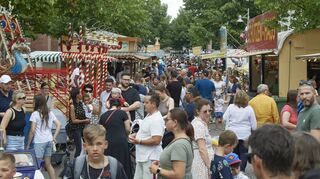 Die Festmeile zum Lampertheimer Spargelfest erstreckt sich vom Europaplatz bis zum Amtsgericht.