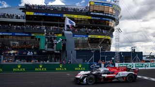 mid Groß-Gerau - Nach 24 Stunden und 342 Runden sah der Toyota GR010 Hybrid mit der Startnummer 8 als Zweites die Zielflagge.