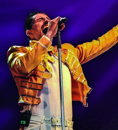Die Coverband „The Music of Queen – Live“ mit Valentin Findling kommt am 23. Juni ins Parktheater.