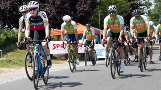 In die Pedale traten die Teilnehmer an „Cycling for charity“ am Samstag in Bensheim. 13 000 Euro wurden für den guten Zweck gesammelt.
