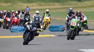 Vorne dabei: Hubert Trabold aus Schweinberg, mit der Nummer 51, fuhr auf seiner Kawasaki Z1000R immer an der Spitze mit.