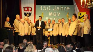 Im Jahre 2012 konnte der Männergesangverein „Eintracht“ Reichenbach noch in großem Rahmen und mit prominenten Gästen sein 150-jähriges Bestehen feiern.