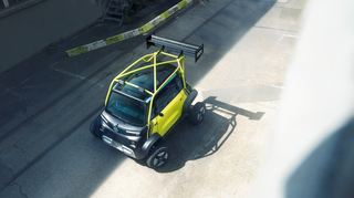 mid Groß-Gerau - Opel hat den Claim des Wettbewerbs "You design it, we build it" wörtlich genommen und den Entwurf des außergewöhnlichen Rocks Electric-Konzept von Lukas Wenzhöfer in die Realität umgesetzt.
