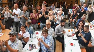 Bereits die Eröffnung des Weinmarkts in Heppenheim war gut besucht. Auch am Wochenende konnte die Organisatoren mit der Resonanz zufrieden sein.