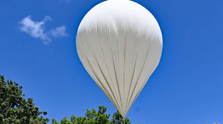 Der Wetterballon ist gestartet.