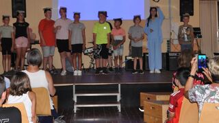 Die Klasse 5Vb an der Mittelpunktschule präsentierte eine Talentshow.