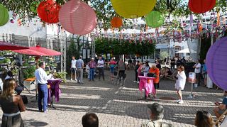 Lorsch; Stadtmitte; Eroeffnung Innenstadtzauber; Bild: Ernst Lotz